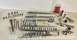 MaxSold Auction: Assorted Socket Set with Wrenches, Ratchets & Adapters - Lakeshore (Ontario, Canada) PARTNER MANAGED Downsizing Online Auction - County Road 42