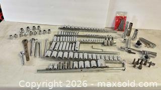 MaxSold Auction: Assorted Socket Set with Wrenches, Ratchets & Adapters - Lakeshore (Ontario, Canada) PARTNER MANAGED Downsizing Online Auction - County Road 42