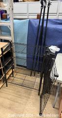 MaxSold Auction: Black Metal Wire Shelving Unit, 3 Shelves - Lakeshore (Ontario, Canada) PARTNER MANAGED Downsizing Online Auction - County Road 42