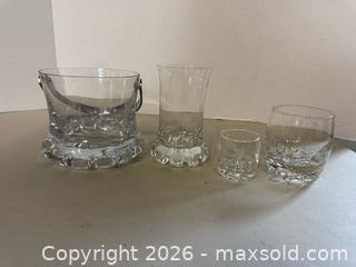 MaxSold Auction: Crown Royal Glass Ice Bucket with Handle, Rocks Glass & Shot Glass - Lakeshore (Ontario, Canada) PARTNER MANAGED Downsizing Online Auction - County Road 42