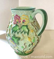 MaxSold Auction: E. Radford Seafoam Floral Ceramic Pitcher, Medium - Lakeshore (Ontario, Canada) PARTNER MANAGED Downsizing Online Auction - County Road 42
