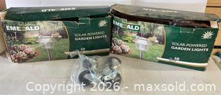 MaxSold Auction: Emerald Solar-Powered Garden Path Lights (20 Pack), swivel caster wheels - Lakeshore (Ontario, Canada) PARTNER MANAGED Downsizing Online Auction - County Road 42