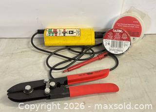 MaxSold Auction: Ideal Voltage Tester, Wiss HC-5 Pliers & Globe Vinyl Tape - Lakeshore (Ontario, Canada) PARTNER MANAGED Downsizing Online Auction - County Road 42