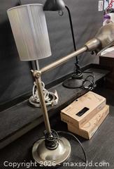 MaxSold Auction: IKEA JANSJÖ Metal Desk/Table Lamps, Silver & Black (Lot of 5) - Lakeshore (Ontario, Canada) PARTNER MANAGED Downsizing Online Auction - County Road 42