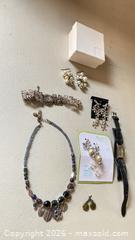 MaxSold Auction: Jewelry Lot: Beaded Necklace, Filigree Bracelet, Earrings, Guess Watch - Lakeshore (Ontario, Canada) PARTNER MANAGED Downsizing Online Auction - County Road 42