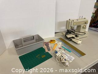 MaxSold Auction: Kenmore Sewing Machine Model 158.12110 with Accessories - Lakeshore (Ontario, Canada) PARTNER MANAGED Downsizing Online Auction - County Road 42