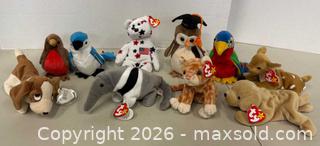 MaxSold Auction: Lot of 10 Vintage Ty Beanie Babies with Original Swing Tags - Lakeshore (Ontario, Canada) PARTNER MANAGED Downsizing Online Auction - County Road 42