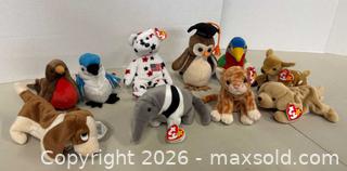 MaxSold Auction: Lot of 10 Vintage Ty Beanie Babies with Original Swing Tags - Lakeshore (Ontario, Canada) PARTNER MANAGED Downsizing Online Auction - County Road 42