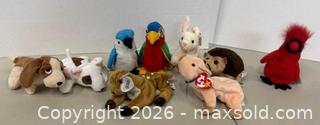 MaxSold Auction: Lot of 9 Ty Beanie Babies Plush Toys (1990s) - Lakeshore (Ontario, Canada) PARTNER MANAGED Downsizing Online Auction - County Road 42