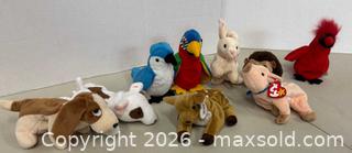 MaxSold Auction: Lot of 9 Ty Beanie Babies Plush Toys (1990s) - Lakeshore (Ontario, Canada) PARTNER MANAGED Downsizing Online Auction - County Road 42