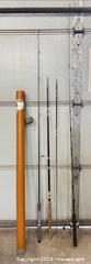MaxSold Auction: Lot of Multiple Baitcasting Fishing Rods with Reel and RODTUBE - Lakeshore (Ontario, Canada) PARTNER MANAGED Downsizing Online Auction - County Road 42