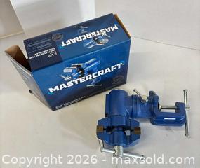 MaxSold Auction: Mastercraft 057-6037-4 Bench Vise 2.5" Jaw - Lakeshore (Ontario, Canada) PARTNER MANAGED Downsizing Online Auction - County Road 42
