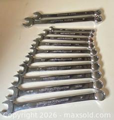 MaxSold Auction: Mastercraft Maximum 10-Piece Combination Wrench Set, Chrome - Lakeshore (Ontario, Canada) PARTNER MANAGED Downsizing Online Auction - County Road 42