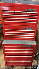 MaxSold Auction: Mastercraft Red Steel Rolling Tool Chest  - Lakeshore (Ontario, Canada) PARTNER MANAGED Downsizing Online Auction - County Road 42