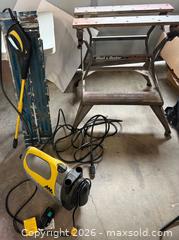 MaxSold Auction: McCulloch Electric Jet Sprayer & Black & Decker Folding Workbench - Lakeshore (Ontario, Canada) PARTNER MANAGED Downsizing Online Auction - County Road 42