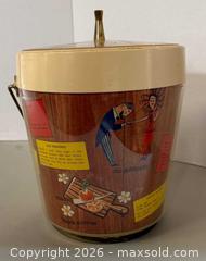 MaxSold Auction: Mid-Century Retro Insulated Ice Bucket with Handle - Lakeshore (Ontario, Canada) PARTNER MANAGED Downsizing Online Auction - County Road 42