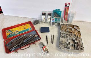 MaxSold Auction: Mixed Hand Tool Lot: Drill Bits, Chisels, Taps,  - Lakeshore (Ontario, Canada) PARTNER MANAGED Downsizing Online Auction - County Road 42