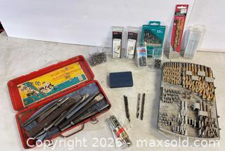 MaxSold Auction: Mixed Hand Tool Lot: Drill Bits, Chisels, Taps,  - Lakeshore (Ontario, Canada) PARTNER MANAGED Downsizing Online Auction - County Road 42