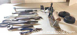 MaxSold Auction: Mixed Hand Tool Lot: Pliers, Snips, Puller, Float, Oil Filter Wrenches - Lakeshore (Ontario, Canada) PARTNER MANAGED Downsizing Online Auction - County Road 42
