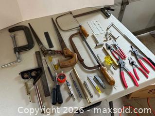 MaxSold Auction: Mixed Hand Tools Lot (11-30 pieces) - Lakeshore (Ontario, Canada) PARTNER MANAGED Downsizing Online Auction - County Road 42