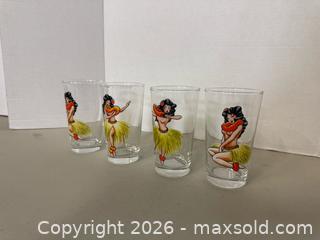 MaxSold Auction: One Hundred 80° Hula Girl Tiki Highball Glasses, Set of 4 - Lakeshore (Ontario, Canada) PARTNER MANAGED Downsizing Online Auction - County Road 42