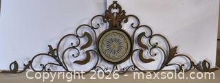 MaxSold Auction: Ornate Antique Bronze Metal  Wall Decor, 56" x 19" - Lakeshore (Ontario, Canada) PARTNER MANAGED Downsizing Online Auction - County Road 42