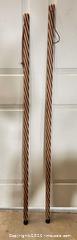 MaxSold Auction: Pair of Wooden Walking Sticks, About 55 in, Brown/Tan - Lakeshore (Ontario, Canada) PARTNER MANAGED Downsizing Online Auction - County Road 42