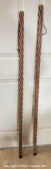 MaxSold Auction: Pair of Wooden Walking Sticks, About 55 in, Brown/Tan - Lakeshore (Ontario, Canada) PARTNER MANAGED Downsizing Online Auction - County Road 42