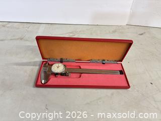 MaxSold Auction: Peacock 6-inch Dial Caliper, 0.05 mm Resolution - Lakeshore (Ontario, Canada) PARTNER MANAGED Downsizing Online Auction - County Road 42