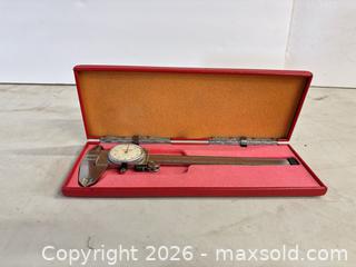 MaxSold Auction: Peacock 6-inch Dial Caliper, 0.05 mm Resolution - Lakeshore (Ontario, Canada) PARTNER MANAGED Downsizing Online Auction - County Road 42