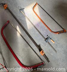 MaxSold Auction: Pipe Clamp, Long Bar Clamp, 2 Bow Saw Frames - Lakeshore (Ontario, Canada) PARTNER MANAGED Downsizing Online Auction - County Road 42