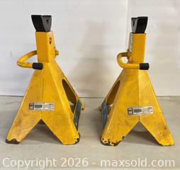 MaxSold Auction: Power Fist 6-Ton Steel Ratchet Jack Stands - Lakeshore (Ontario, Canada) PARTNER MANAGED Downsizing Online Auction - County Road 42