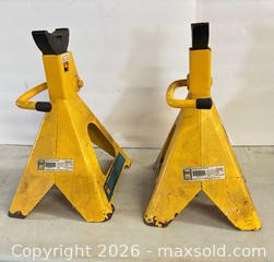 MaxSold Auction: Power Fist 6-Ton Steel Ratchet Jack Stands - Lakeshore (Ontario, Canada) PARTNER MANAGED Downsizing Online Auction - County Road 42