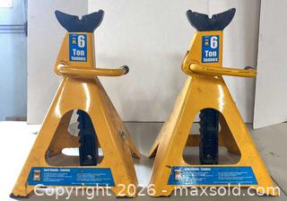 MaxSold Auction: Power Fist 6 Ton Steel Jack Stands (Pair) - Lakeshore (Ontario, Canada) PARTNER MANAGED Downsizing Online Auction - County Road 42
