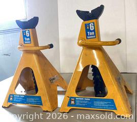 MaxSold Auction: Power Fist 6 Ton Steel Jack Stands (Pair) - Lakeshore (Ontario, Canada) PARTNER MANAGED Downsizing Online Auction - County Road 42