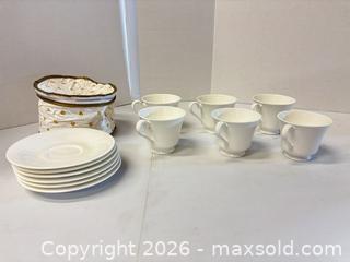 MaxSold Auction: Royal Doulton Wistful (H5075) Bone China Tea Set - Lakeshore (Ontario, Canada) PARTNER MANAGED Downsizing Online Auction - County Road 42