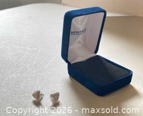 MaxSold Auction: Silver-Tone Triangle Stud Earrings with Screw Backs - Lakeshore (Ontario, Canada) PARTNER MANAGED Downsizing Online Auction - County Road 42