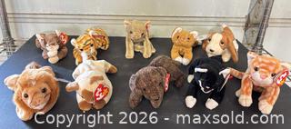 MaxSold Auction: Ty Beanie Babies Assortment of 10 Plush Animals - Lakeshore (Ontario, Canada) PARTNER MANAGED Downsizing Online Auction - County Road 42