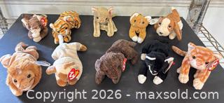MaxSold Auction: Ty Beanie Babies Assortment of 10 Plush Animals - Lakeshore (Ontario, Canada) PARTNER MANAGED Downsizing Online Auction - County Road 42