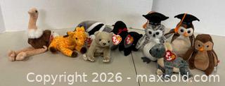 MaxSold Auction: Ty Beanie Babies & Buddies 9-Piece 1990s Plush Lot - Lakeshore (Ontario, Canada) PARTNER MANAGED Downsizing Online Auction - County Road 42