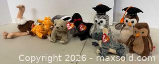 MaxSold Auction: Ty Beanie Babies & Buddies 9-Piece 1990s Plush Lot - Lakeshore (Ontario, Canada) PARTNER MANAGED Downsizing Online Auction - County Road 42