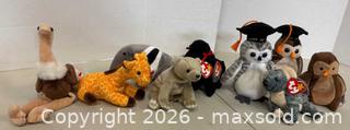 MaxSold Auction: Ty Beanie Babies & Buddies 9-Piece 1990s Plush Lot - Lakeshore (Ontario, Canada) PARTNER MANAGED Downsizing Online Auction - County Road 42
