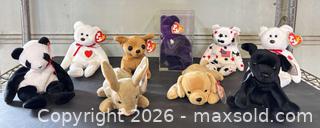MaxSold Auction: Ty Beanie Babies Plush Toy Lot of 9 (1990s) - Lakeshore (Ontario, Canada) PARTNER MANAGED Downsizing Online Auction - County Road 42