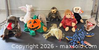 MaxSold Auction: Ty Beanie Baby Lot - 6-10 Small Plush Assorted Animals - Lakeshore (Ontario, Canada) PARTNER MANAGED Downsizing Online Auction - County Road 42