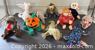 MaxSold Auction: Ty Beanie Baby Lot - 6-10 Small Plush Assorted Animals - Lakeshore (Ontario, Canada) PARTNER MANAGED Downsizing Online Auction - County Road 42