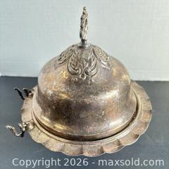 MaxSold Auction: Victorian Silver-Plate Covered Butter Dish with Glass Liner - Lakeshore (Ontario, Canada) PARTNER MANAGED Downsizing Online Auction - County Road 42