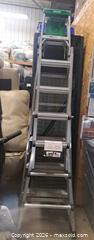 MaxSold Auction: Werner Multi-Position Articulating Ladder (Models 358CA, Vulcan) - Lakeshore (Ontario, Canada) PARTNER MANAGED Downsizing Online Auction - County Road 42