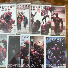 MaxSold Auction: Carnage Comics Mini Series - Toronto (Ontario, Canada) SELLER MANAGED Downsizing Online Auction - Massey Square (CONDO)