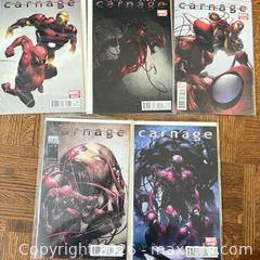MaxSold Auction: Carnage Comics Mini Series - Toronto (Ontario, Canada) SELLER MANAGED Downsizing Online Auction - Massey Square (CONDO)