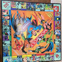 MaxSold Auction: Justice League 1999 Monopoly  - Toronto (Ontario, Canada) SELLER MANAGED Downsizing Online Auction - Massey Square (CONDO)